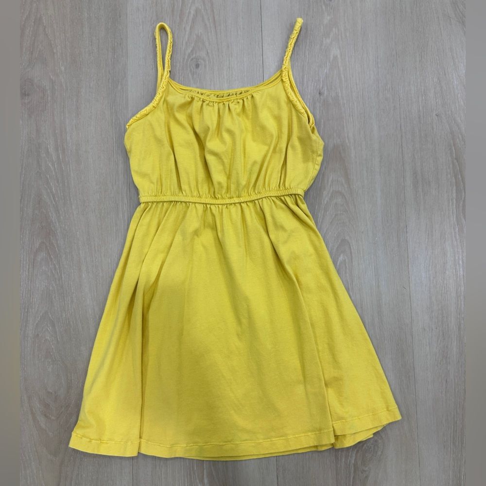 Gap Kids Girl’s Spaghetti Strap Yellow Dress Size M (8) - Picture 3 of 4